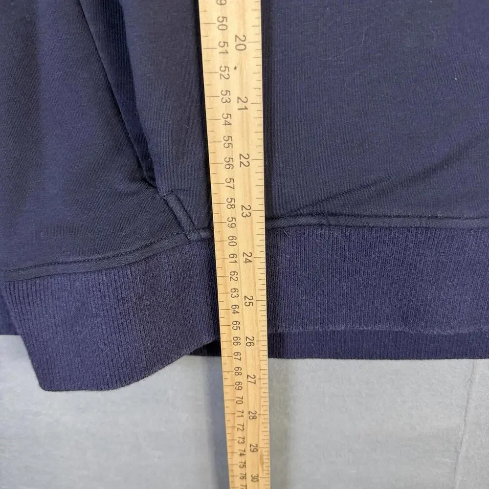 Tommy John Hoodie Mens Large Navy Go Anywhere Collection Pullover Pockets